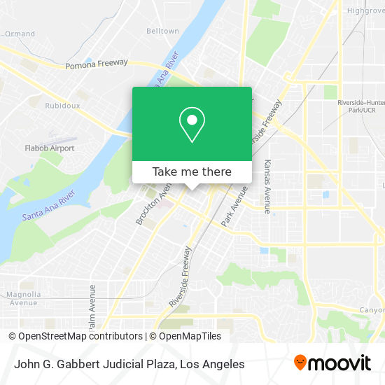 Mapa de John G. Gabbert Judicial Plaza