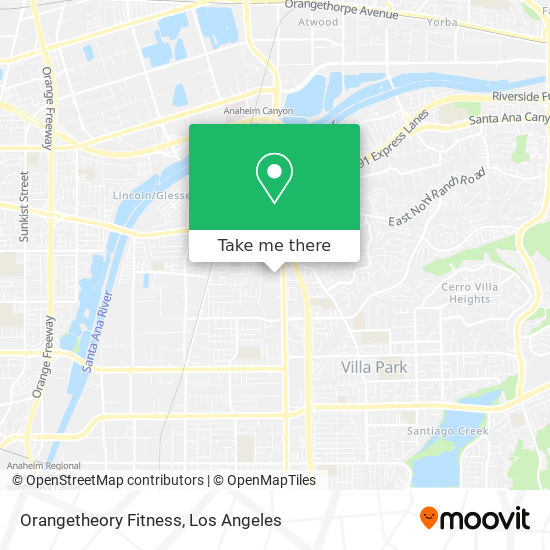 Orangetheory Fitness map