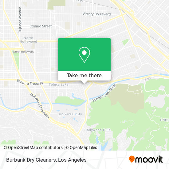 Burbank Dry Cleaners map