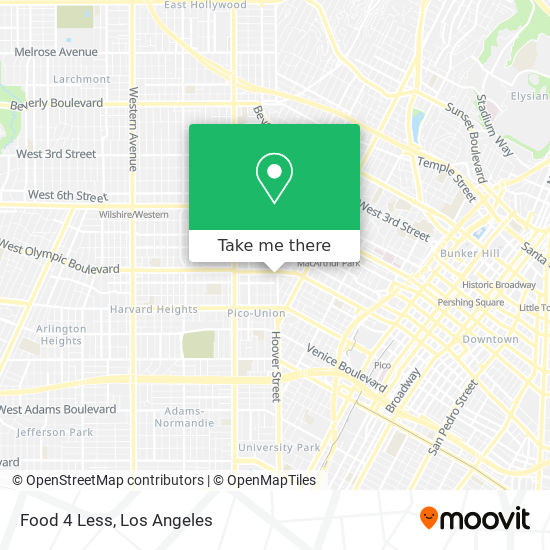 Food 4 Less map