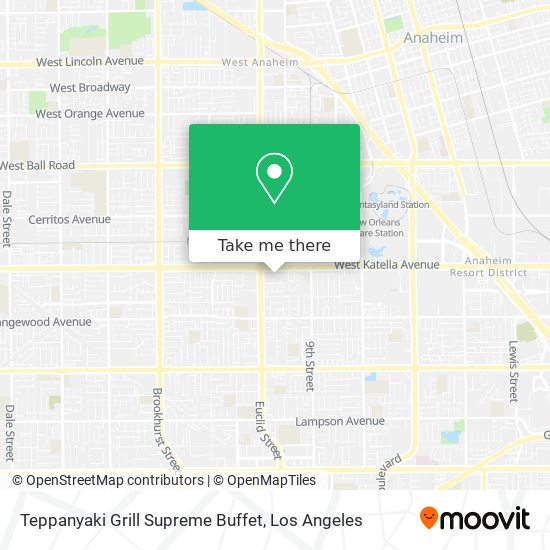 Mapa de Teppanyaki Grill Supreme Buffet