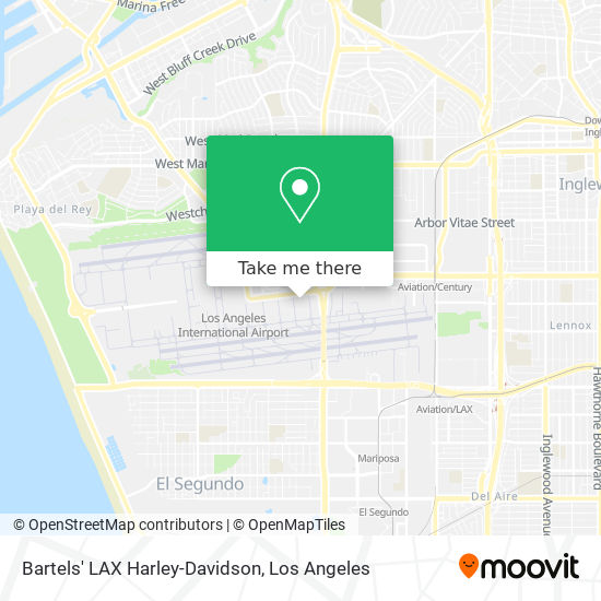 Mapa de Bartels' LAX Harley-Davidson