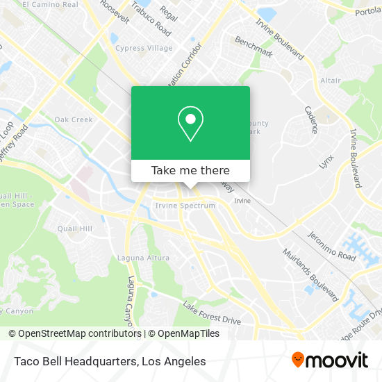 Taco Bell Headquarters map
