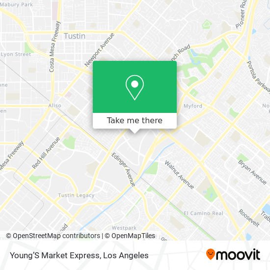 Mapa de Young’S Market Express