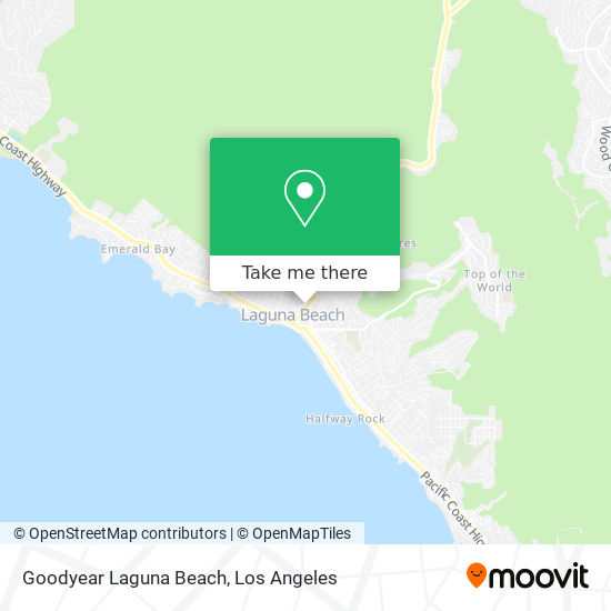 Goodyear Laguna Beach map
