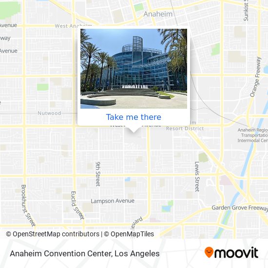 Mapa de Anaheim Convention Center