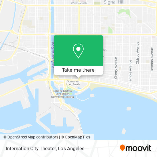 Internation City Theater map