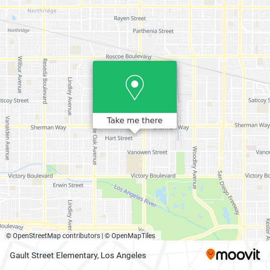 Gault Street Elementary map