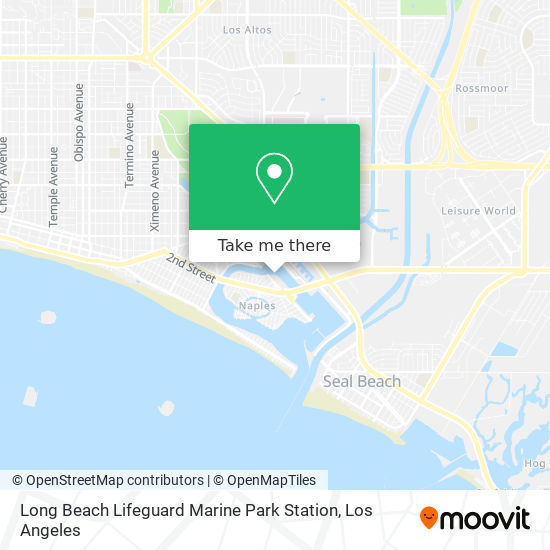 Long Beach Lifeguard Marine Park Station map