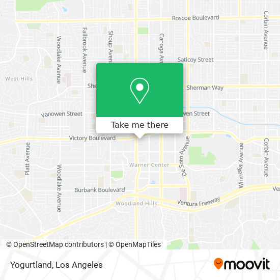 Yogurtland map