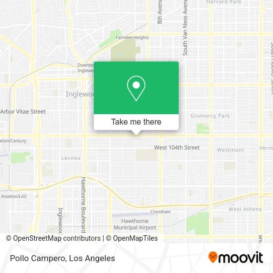 Pollo Campero map