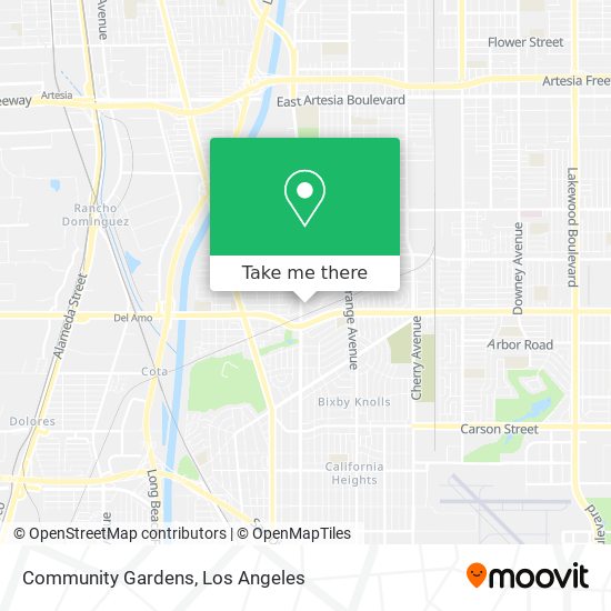 Mapa de Community Gardens