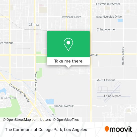 The Commons at College Park map