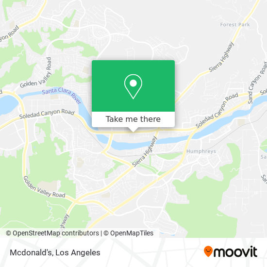 Mcdonald's map