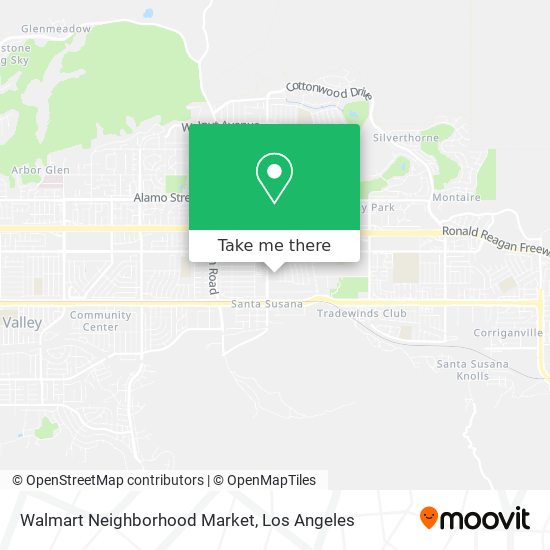 Walmart Neighborhood Market map