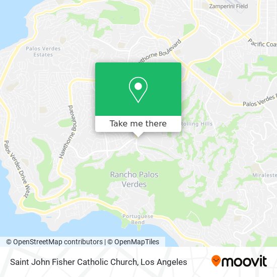 Saint John Fisher Catholic Church map