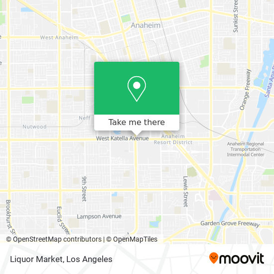 Mapa de Liquor Market