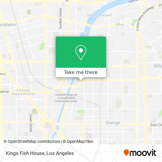 Mapa de Kings Fish House