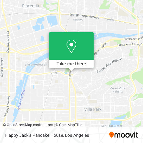Mapa de Flappy Jack's Pancake House