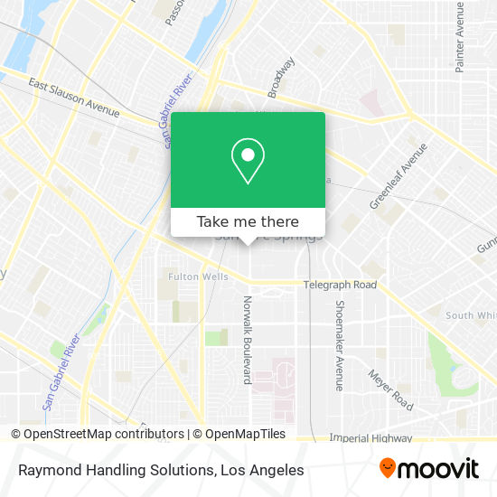 Raymond Handling Solutions map