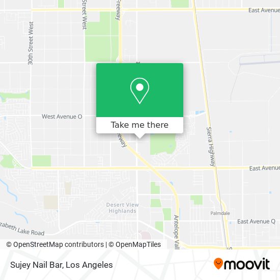 Mapa de Sujey Nail Bar