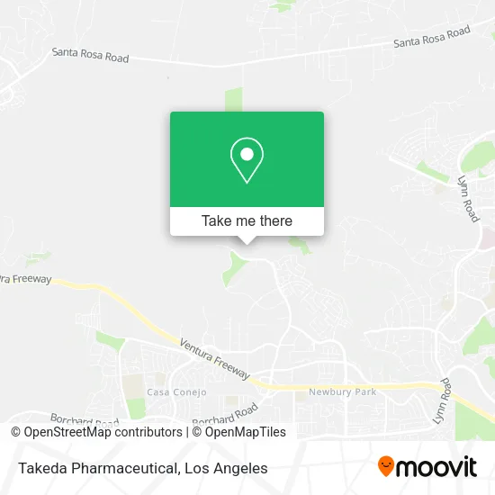 Takeda Pharmaceutical map