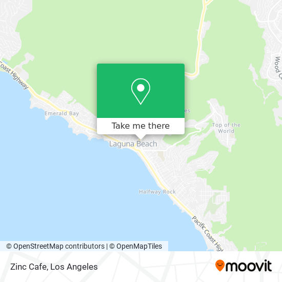Zinc Cafe map