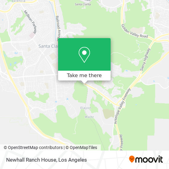 Mapa de Newhall Ranch House