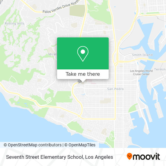 Mapa de Seventh Street Elementary School