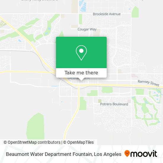 Mapa de Beaumont Water Department Fountain