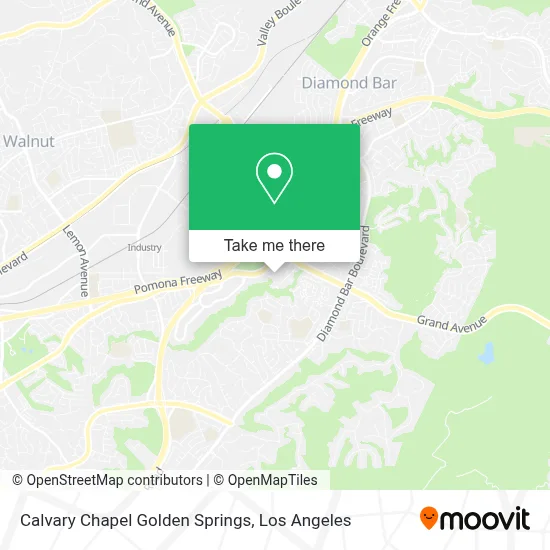 Calvary Chapel Golden Springs map