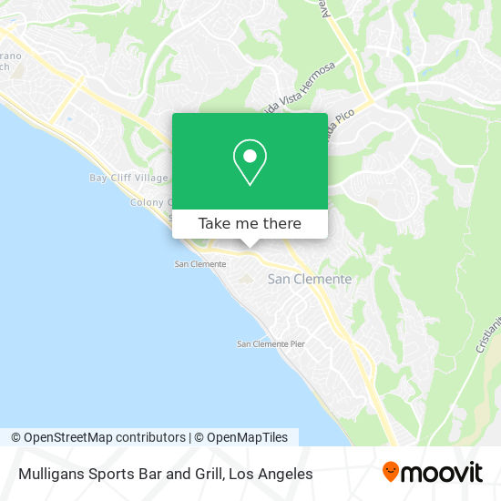 Mapa de Mulligans Sports Bar and Grill