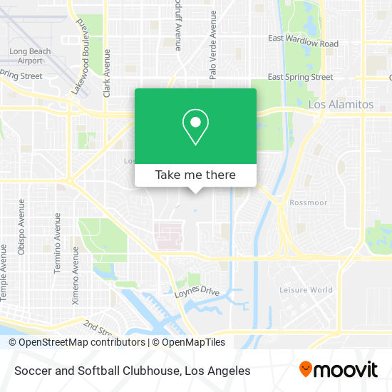 Soccer and Softball Clubhouse map