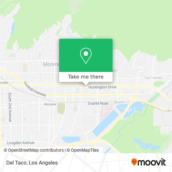 Del Taco map