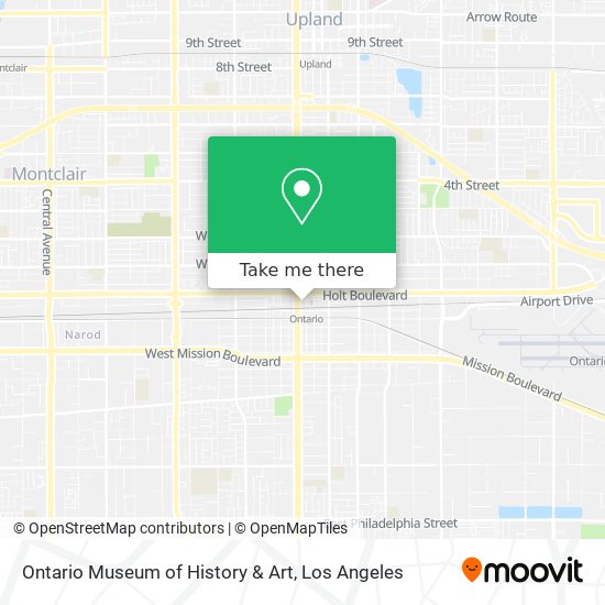 Ontario Museum of History & Art map