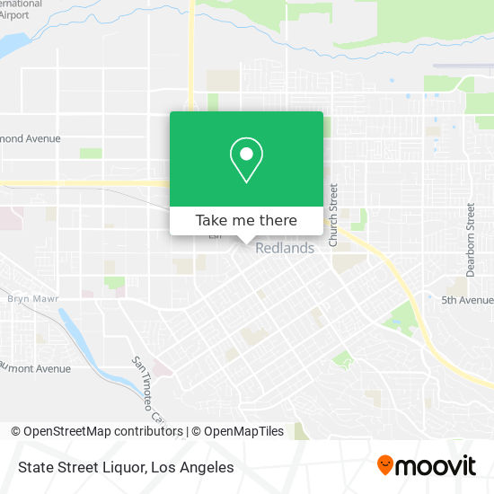 State Street Liquor map