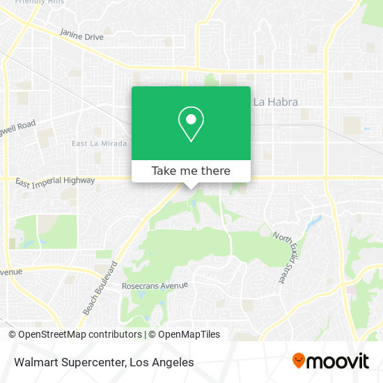 Mapa de Walmart Supercenter