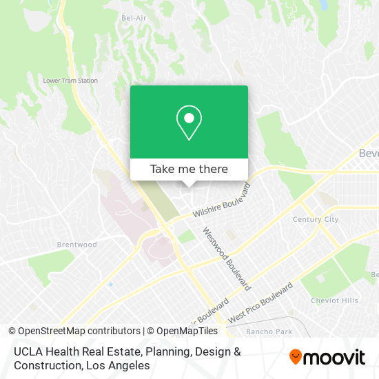 UCLA Health Real Estate, Planning, Design & Construction map