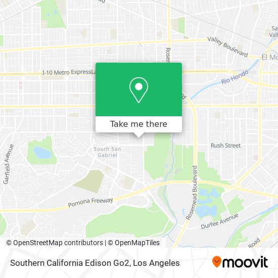 Mapa de Southern California Edison Go2
