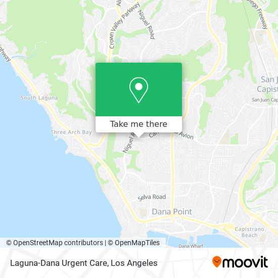 Mapa de Laguna-Dana Urgent Care