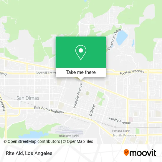Mapa de Rite Aid
