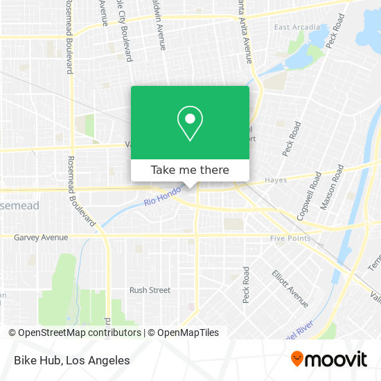 Mapa de Bike Hub