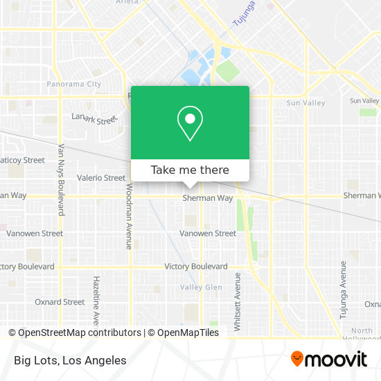 Mapa de Big Lots