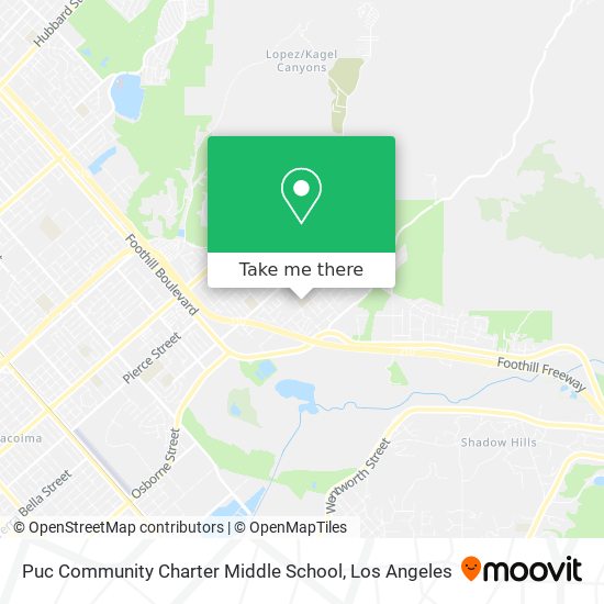 Puc Community Charter Middle School map