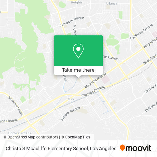Mapa de Christa S Mcauliffe Elementary School