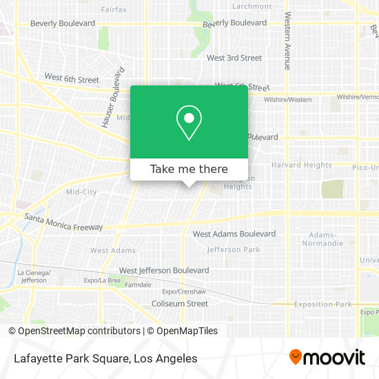 Lafayette Park Square map