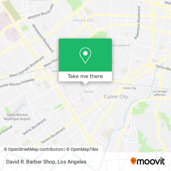 David R. Barber Shop map