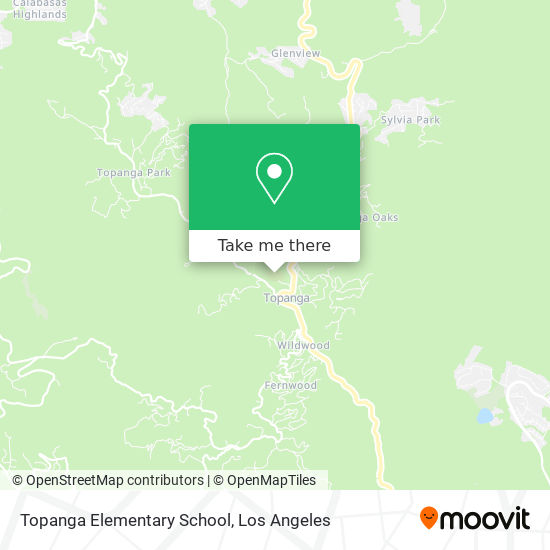 Mapa de Topanga Elementary School