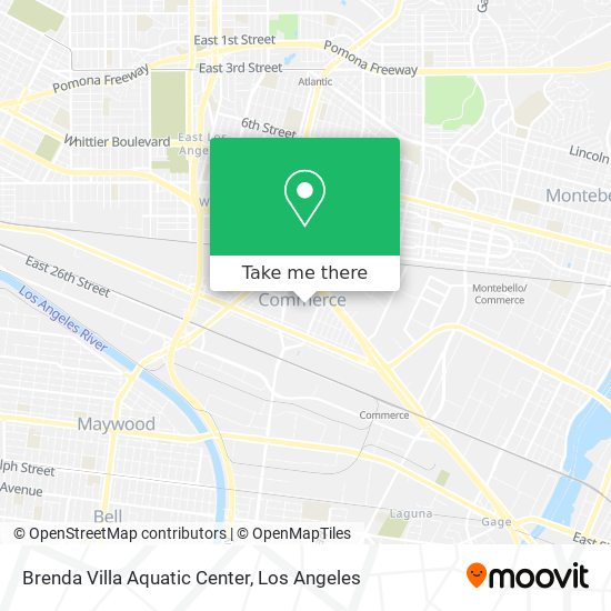 Mapa de Brenda Villa Aquatic Center