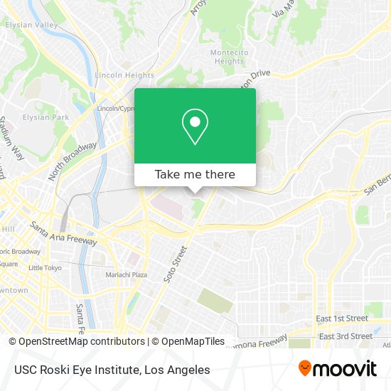 USC Roski Eye Institute map